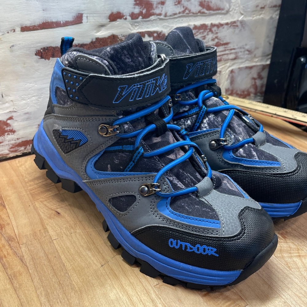 Vitike Cycling Shoes Boots Blue Black MTB SPD Mountain Bike EUR 37 Women 6-6.5